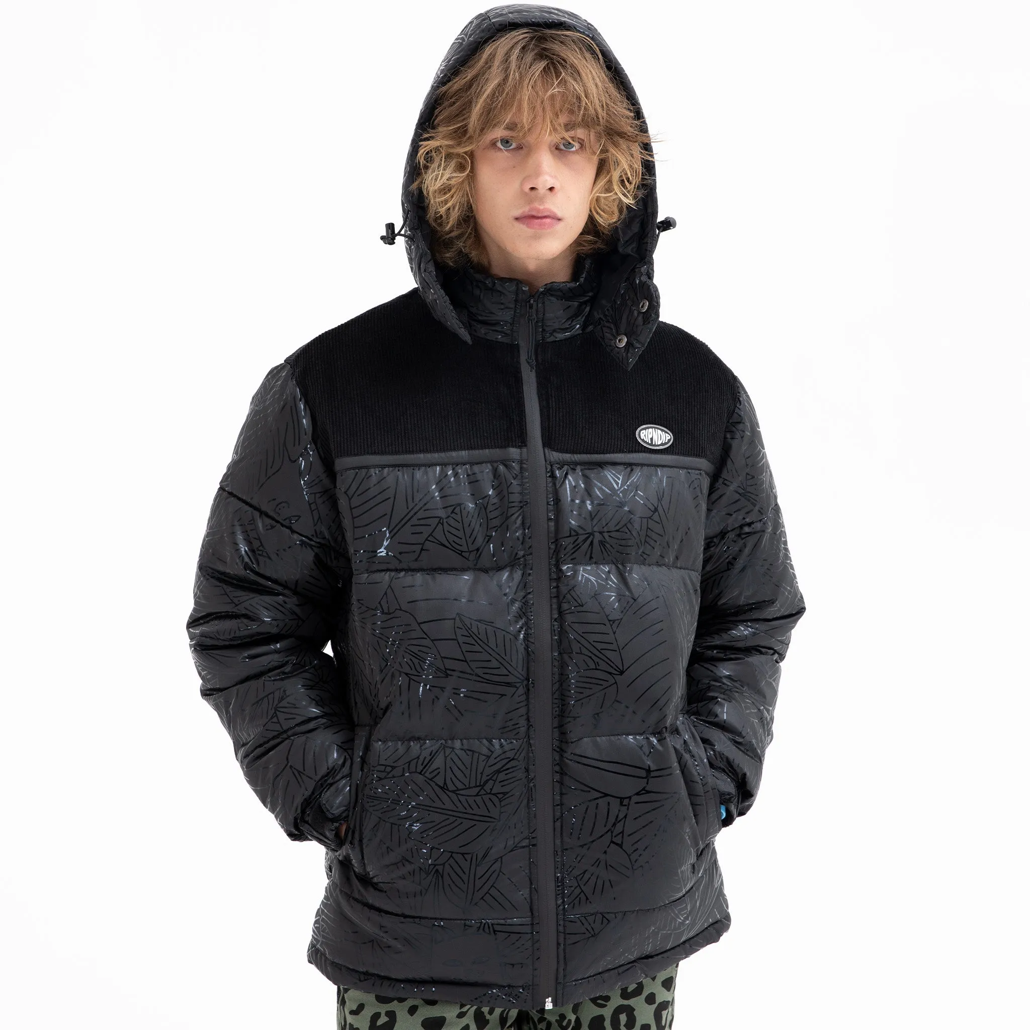 Griffith Hooded Puffer Jacket (Black)