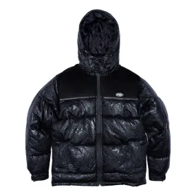 Griffith Hooded Puffer Jacket (Black)