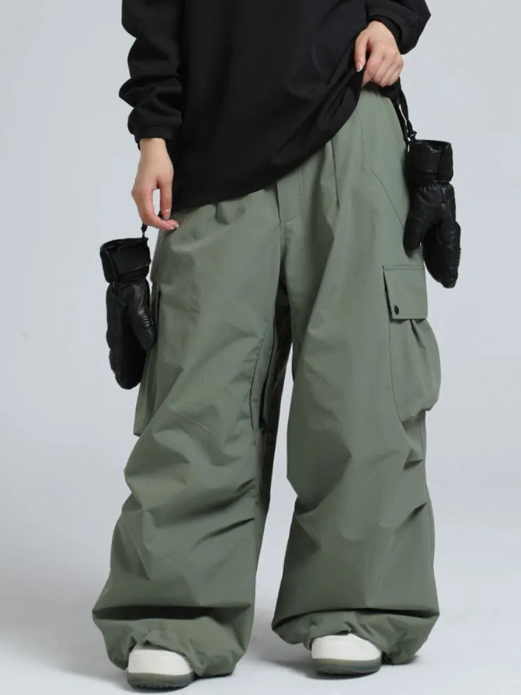 Gsou Snow Baggy Cargo Snowboard Pants - Unisex