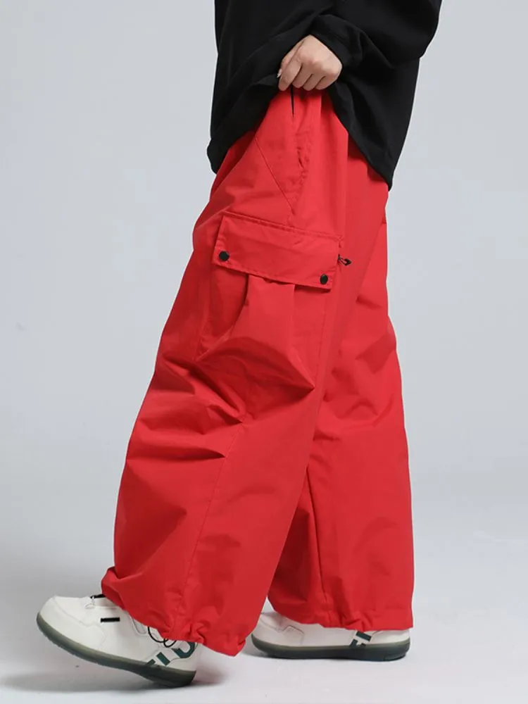 Gsou Snow Baggy Cargo Snowboard Pants - Unisex