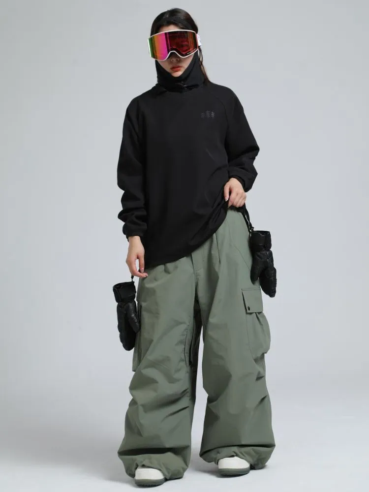 Gsou Snow Baggy Cargo Snowboard Pants - Unisex