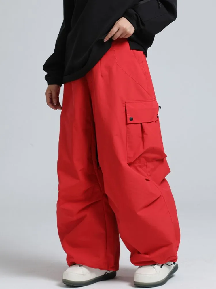 Gsou Snow Baggy Cargo Snowboard Pants - Unisex