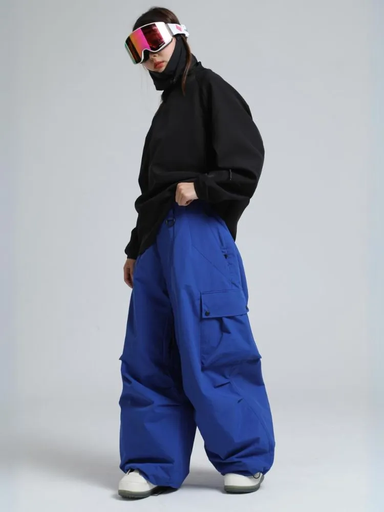 Gsou Snow Baggy Cargo Snowboard Pants - Unisex