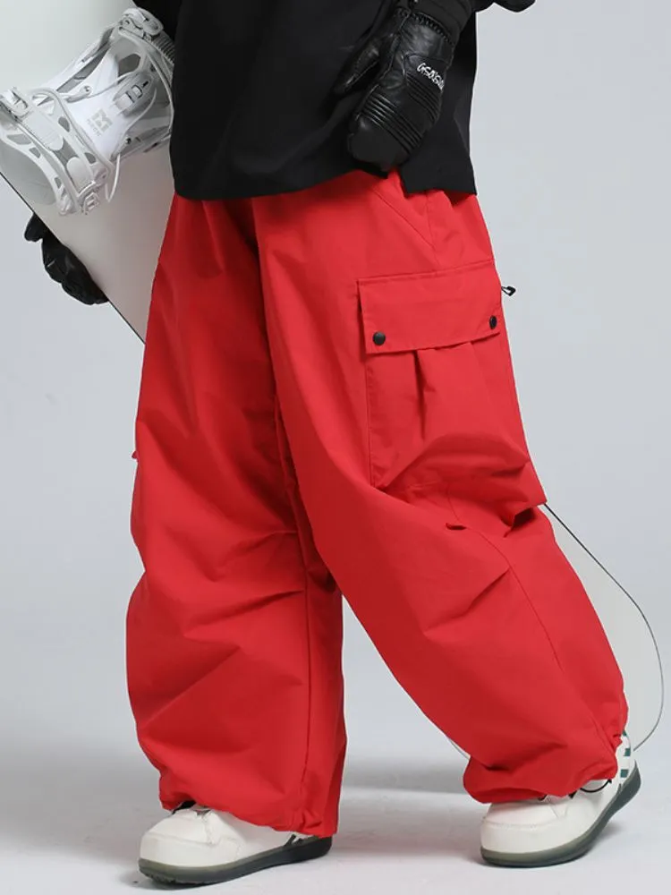 Gsou Snow Baggy Cargo Snowboard Pants - Unisex