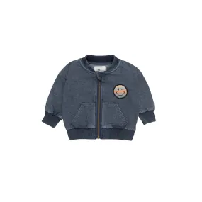 Huxbaby Rainbow Smiley Retro Pocket Track Jacket