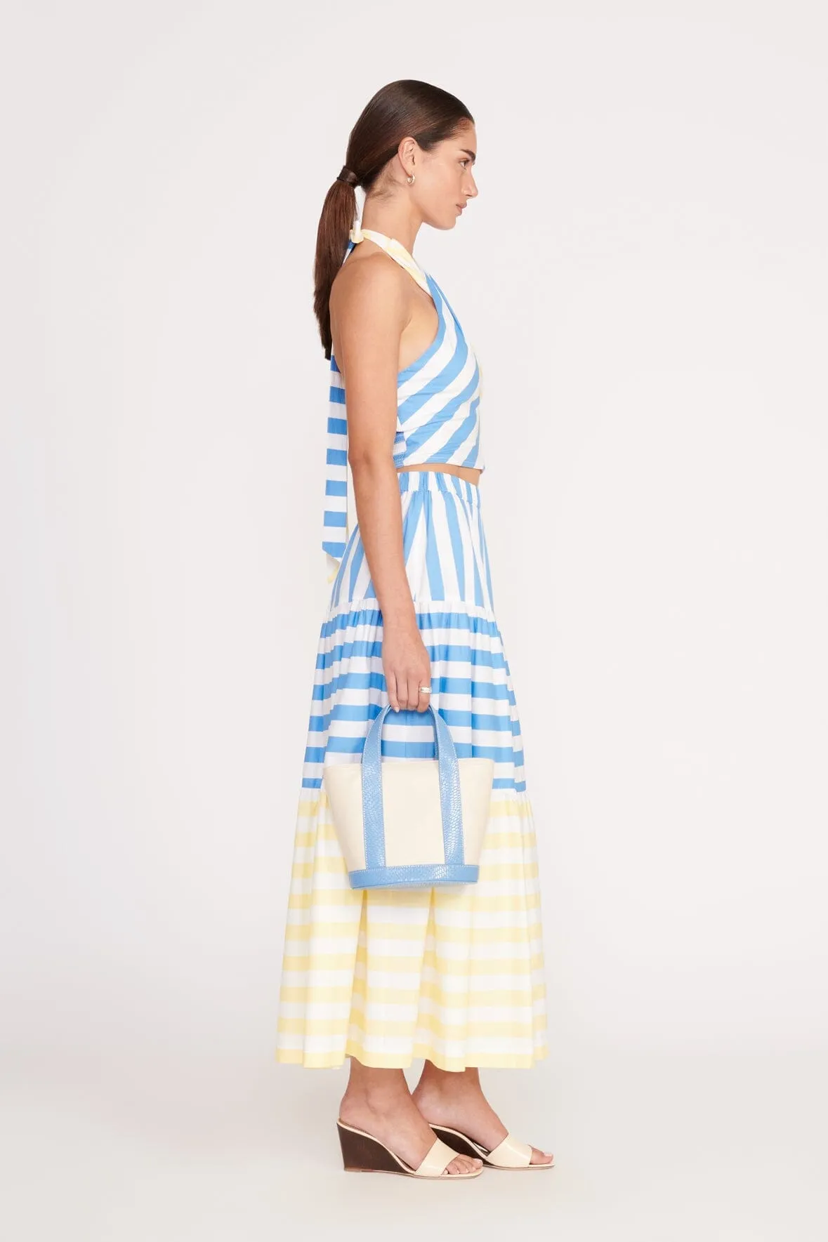 IDALINO SKIRT | BUTTERCUP SEASHORE STRIPE