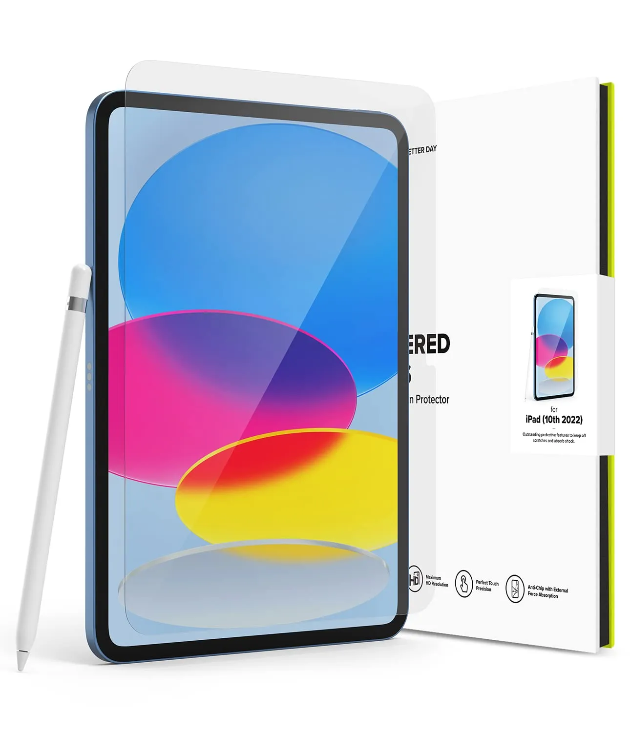 iPad 10th (2022) Screen Protector Tempered Glass [Multi-Layer Protection]