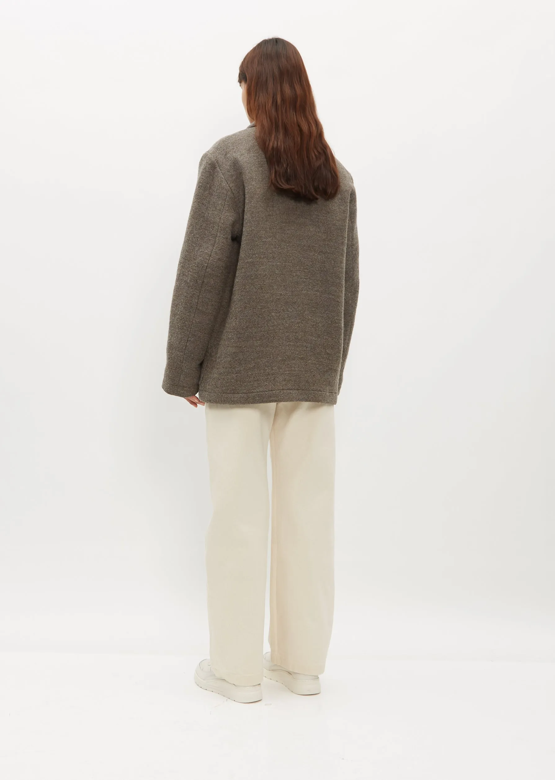 Juri Wool Jacket — Mud Grey