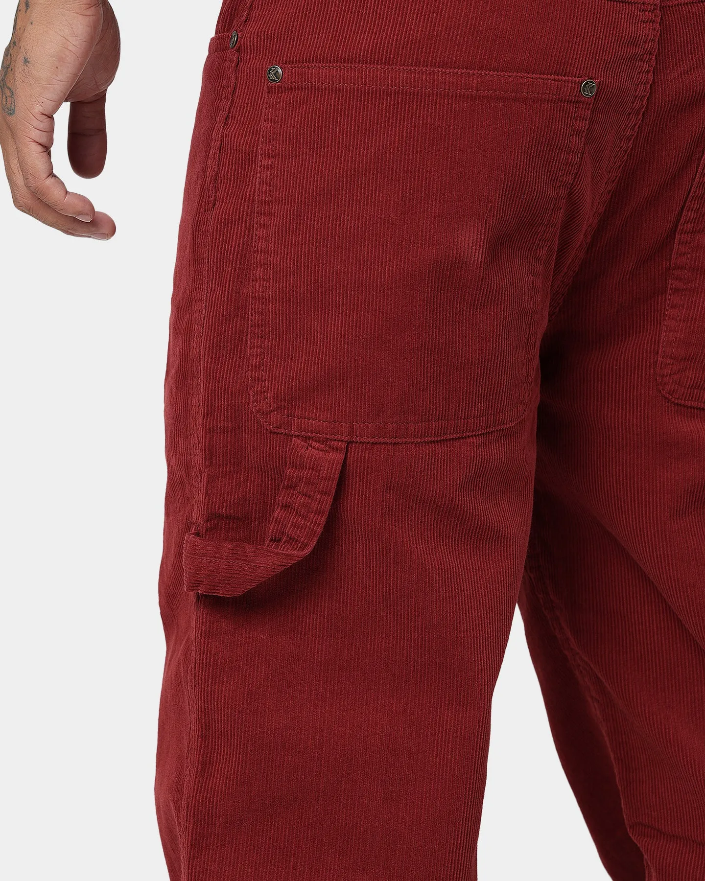 Karl Kani OG Corduroy Pants Dark Red