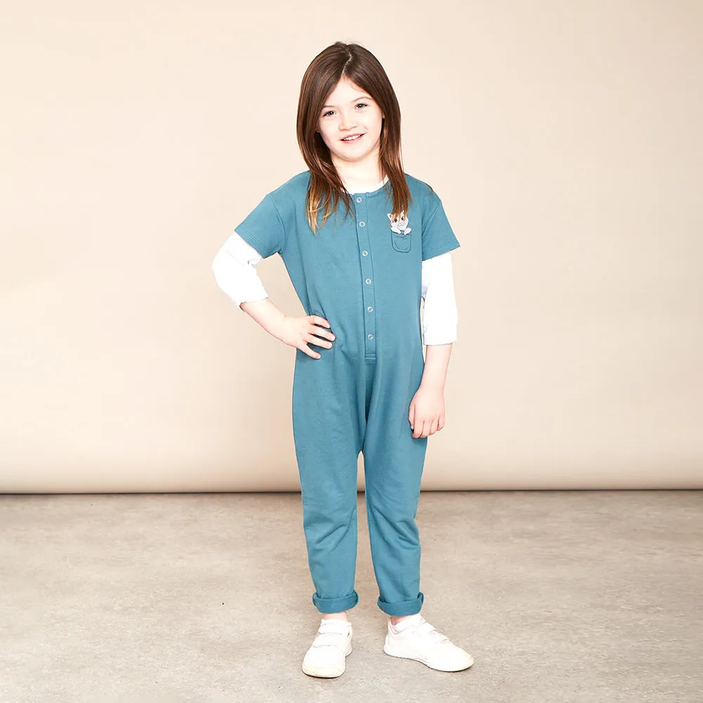 Kenzie Jumpsuit Rust & Teal (2 for €35)