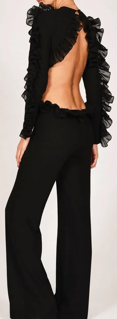 'Kiah' Jumpsuit in Black