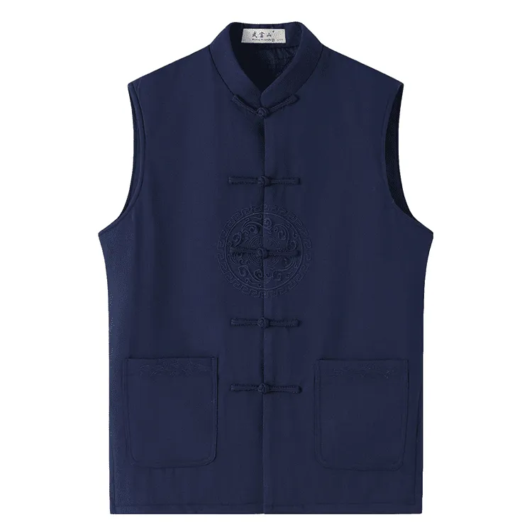 Lined Tang Waistcoat with Embroidery