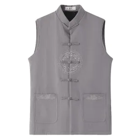 Lined Tang Waistcoat with Embroidery