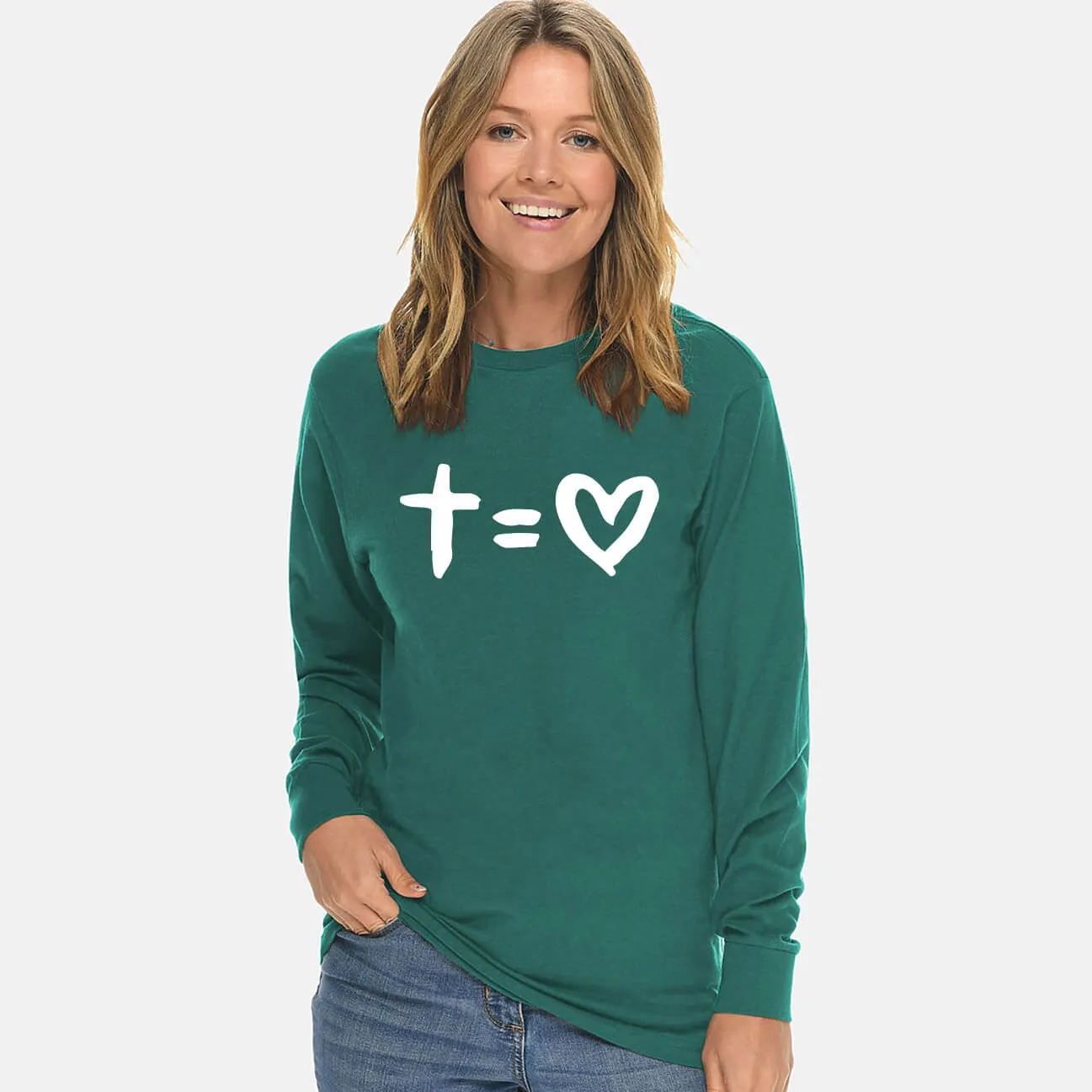 Love The Cross Unisex Long Sleeve T Shirt