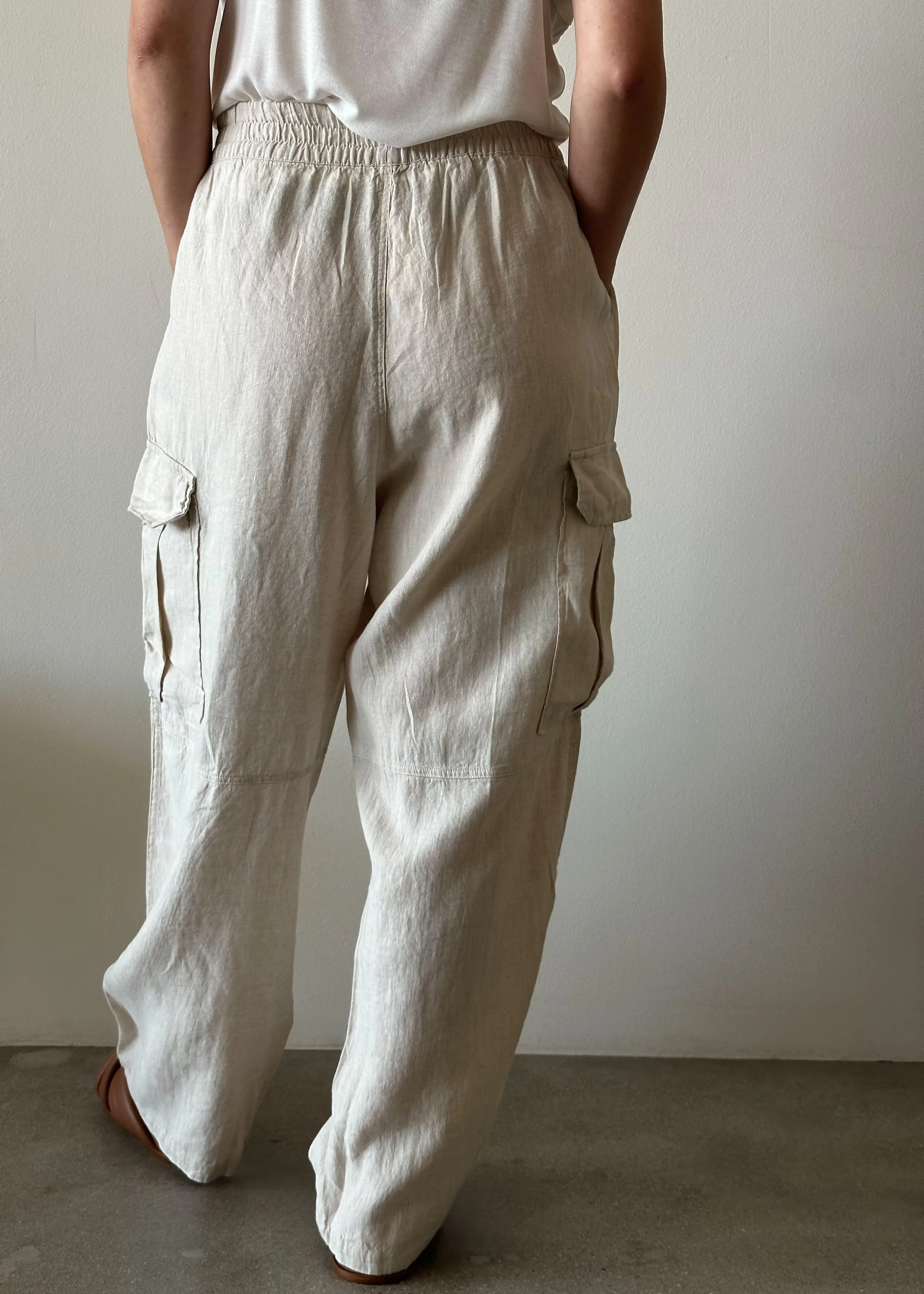 Luca Linen Pants - Natural