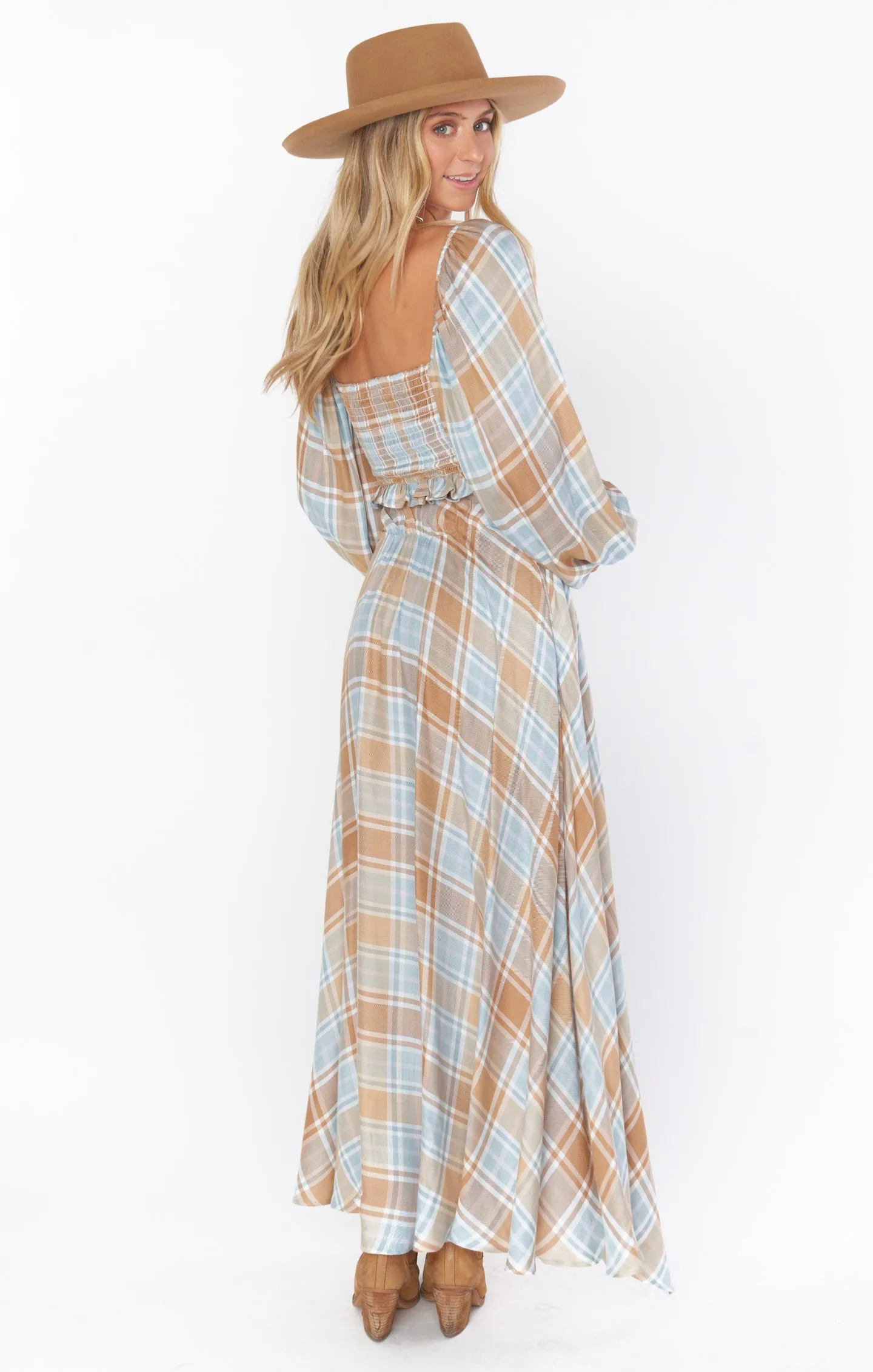 Mariah Midi Skirt ~ Georgetown Plaid