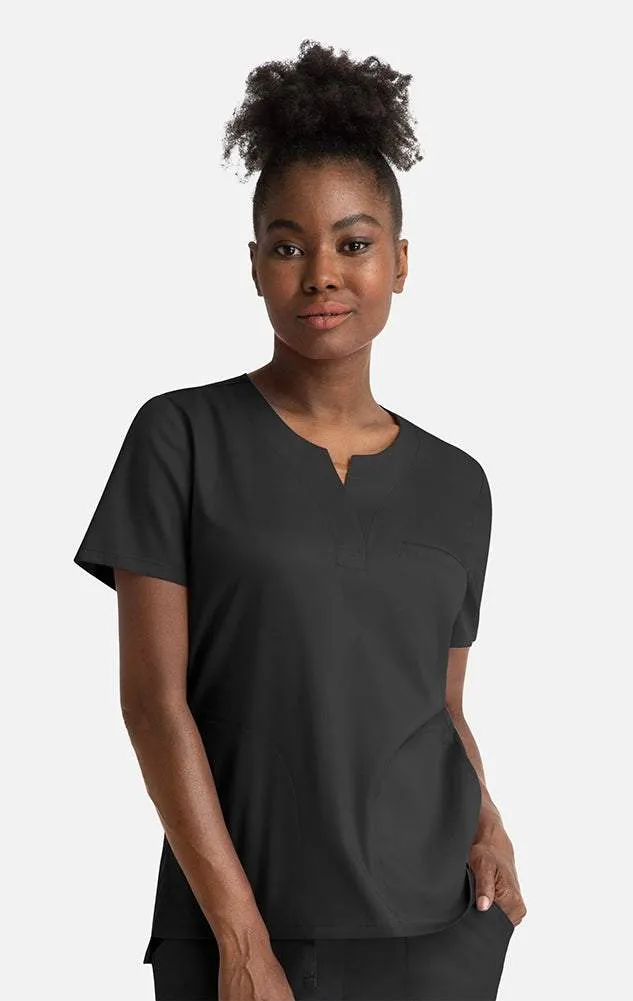 Matrix Everyday  Women's Notched Crew Neck Scrub Top 3504