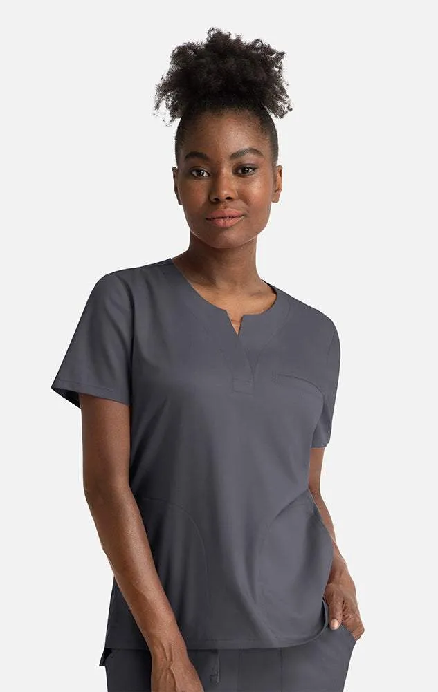 Matrix Everyday  Women's Notched Crew Neck Scrub Top 3504