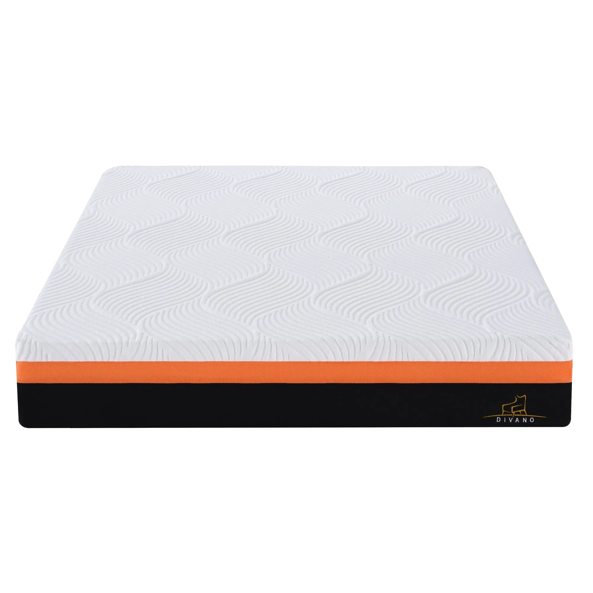 Medium-Firm Memory Foam King Mattress 31cm, Multi-Color