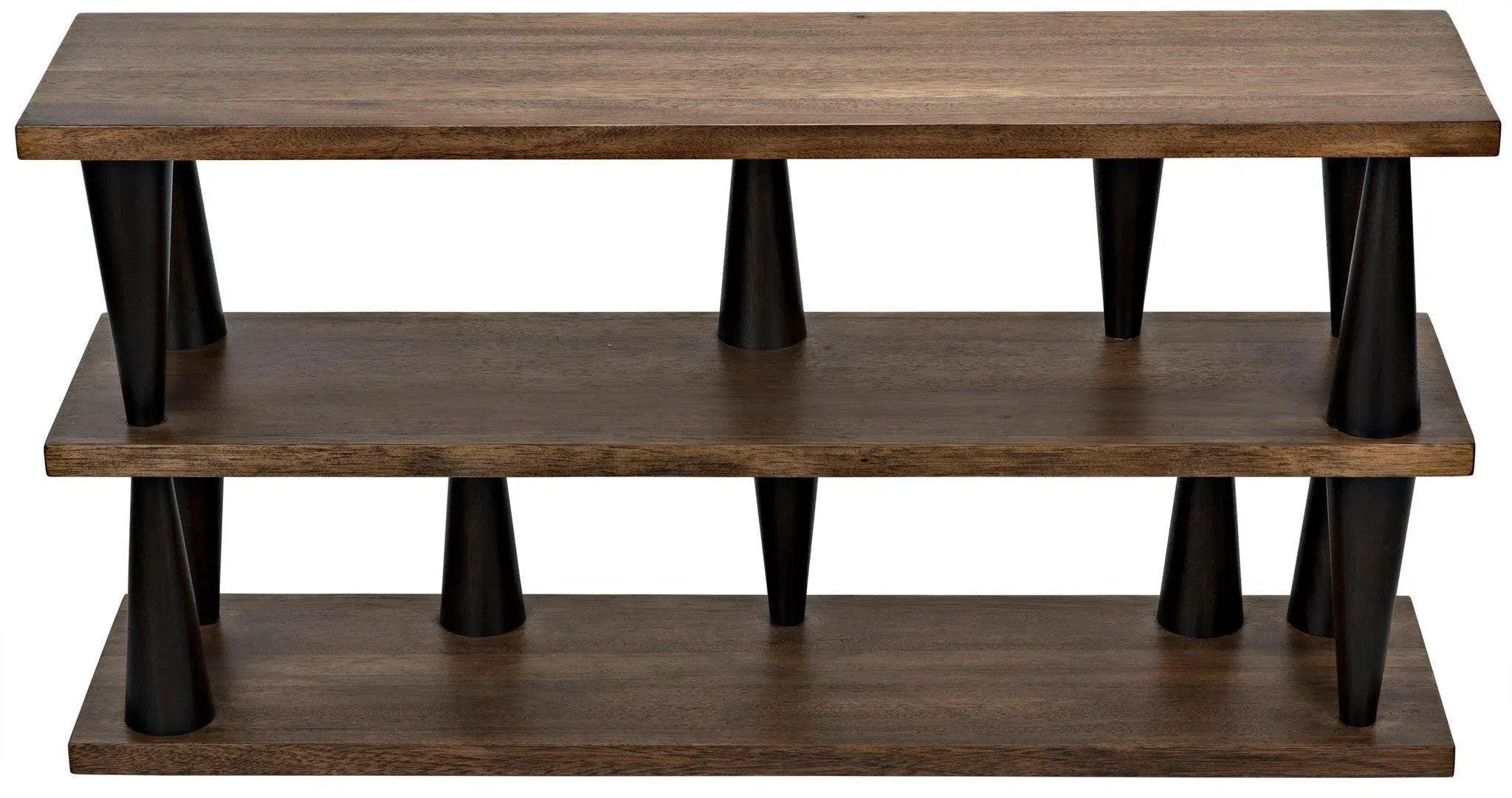 Mood Console, Ebony and Dark Walnut