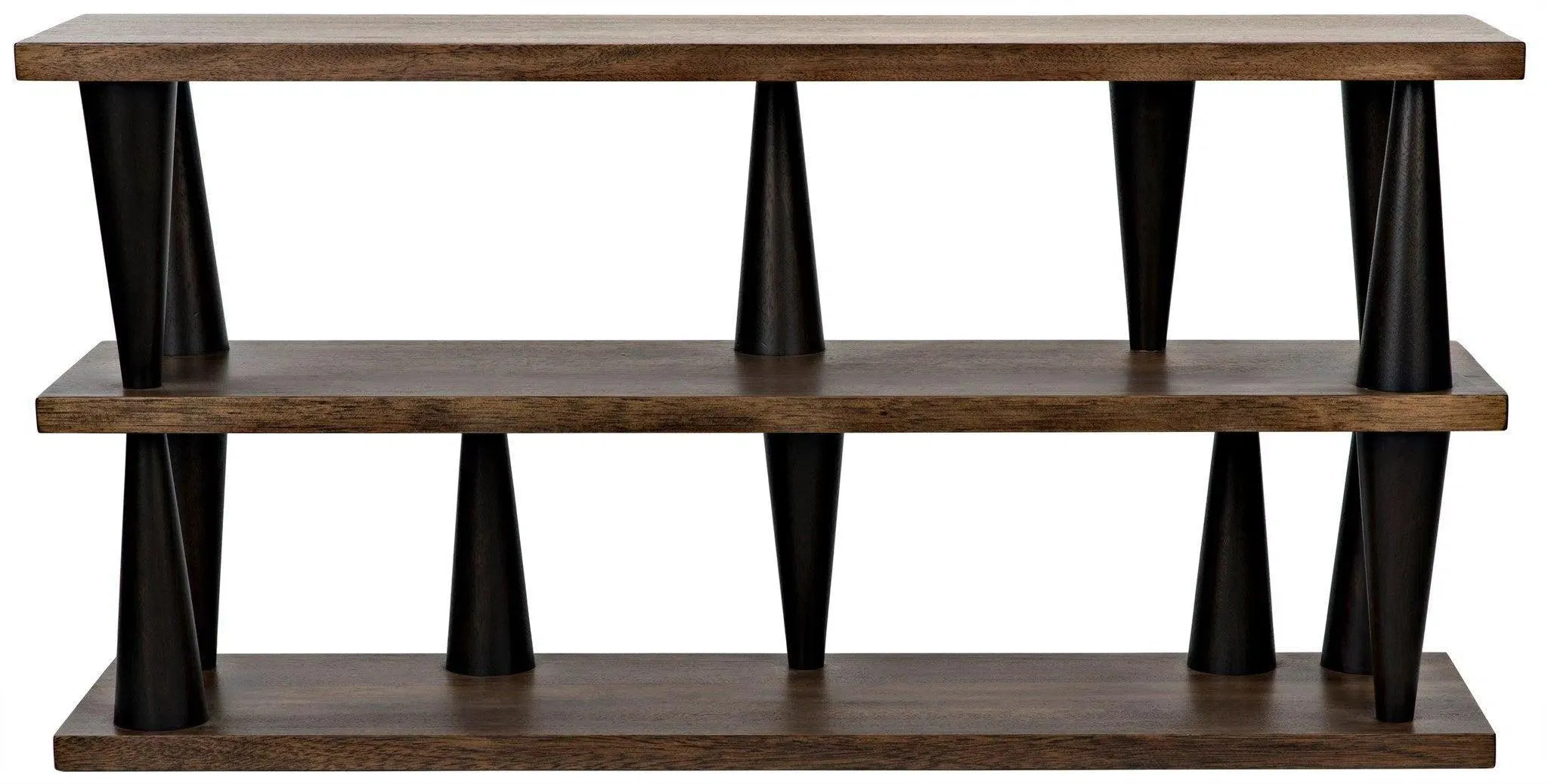 Mood Console, Ebony and Dark Walnut