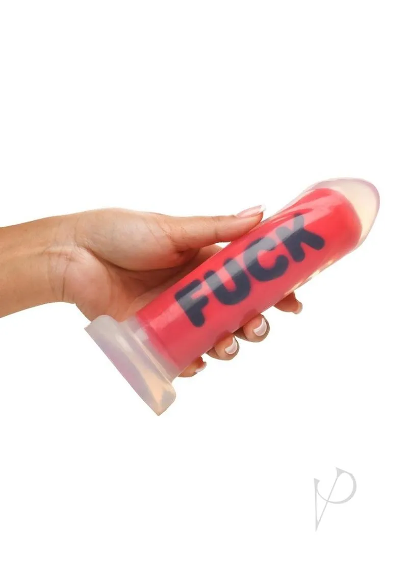 Ms Fuck Silicone Dildo Red/clr