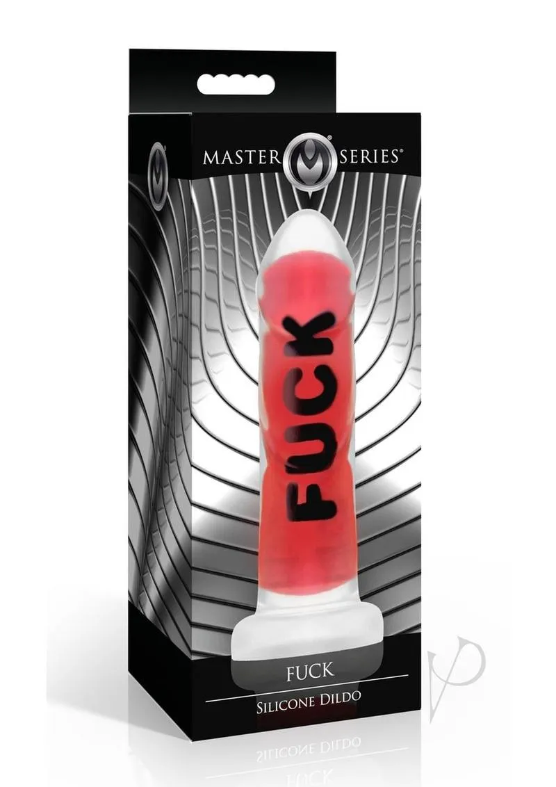 Ms Fuck Silicone Dildo Red/clr