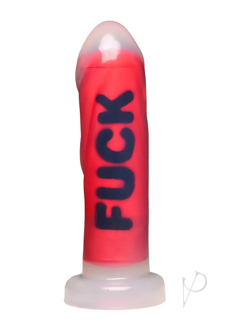 Ms Fuck Silicone Dildo Red/clr