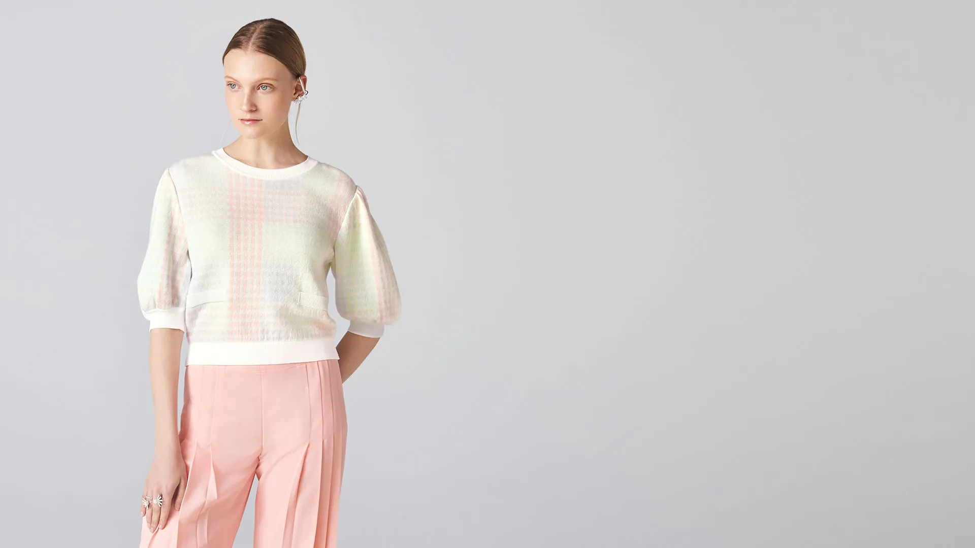 Multi Cotton Candy Knit Top