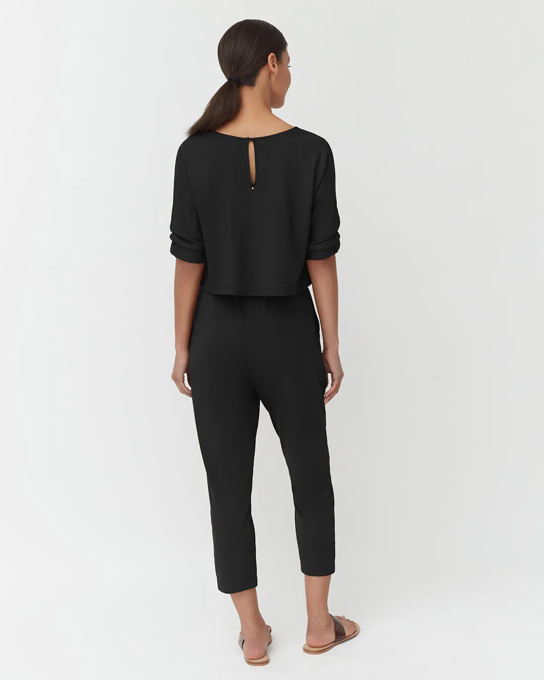 Open-Back Jumpsuit