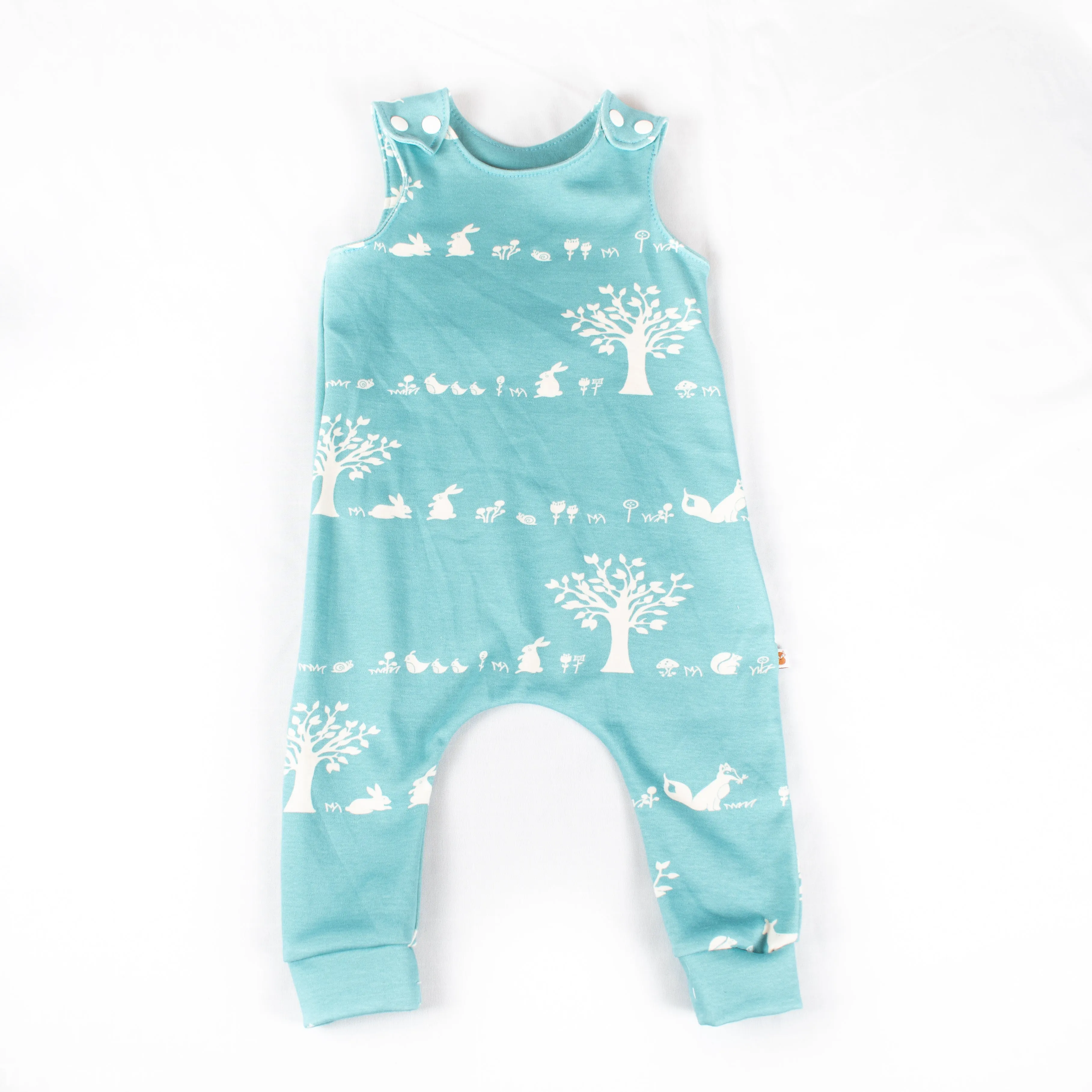 Organic Cotton Dungarees (0-3T)