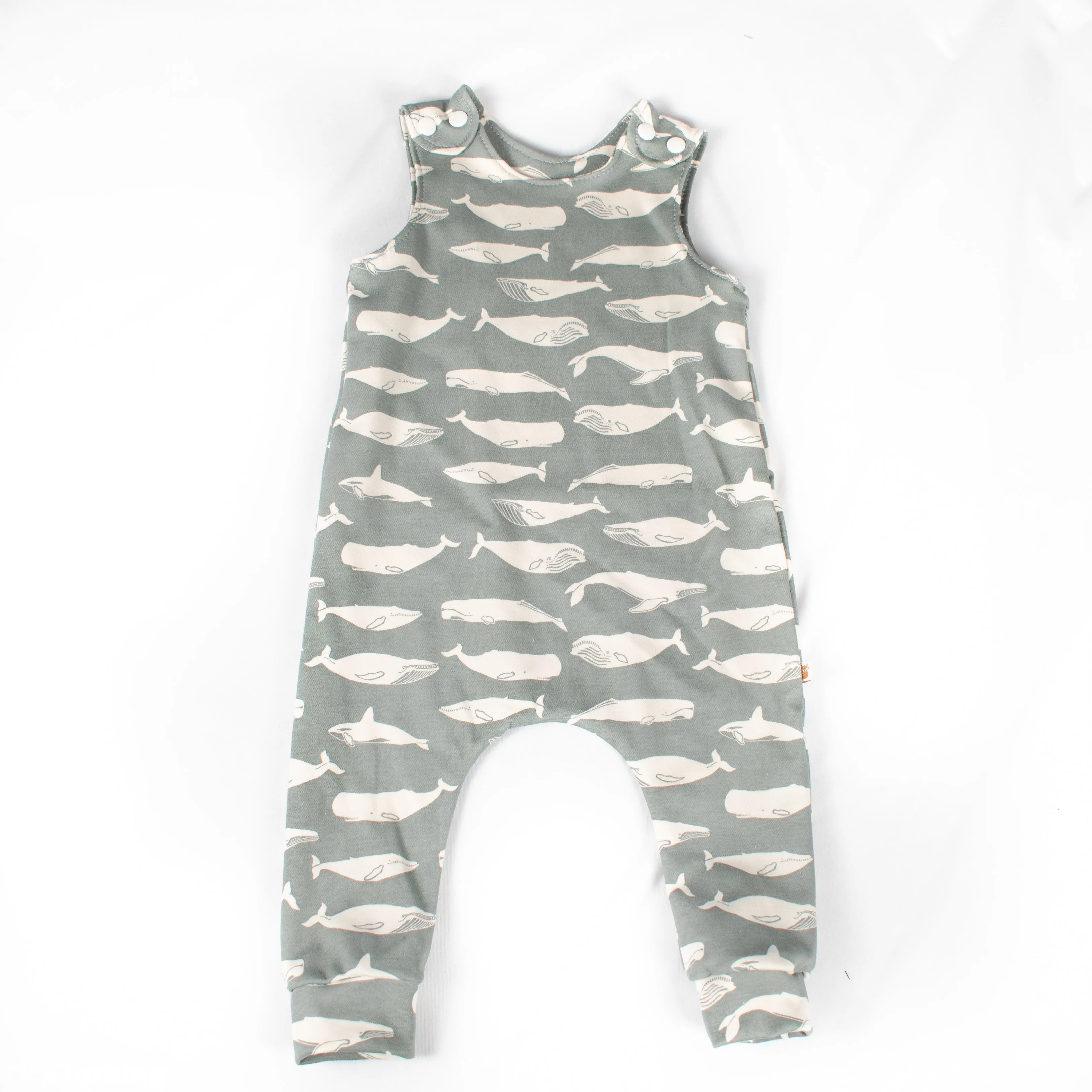 Organic Cotton Dungarees (0-3T)