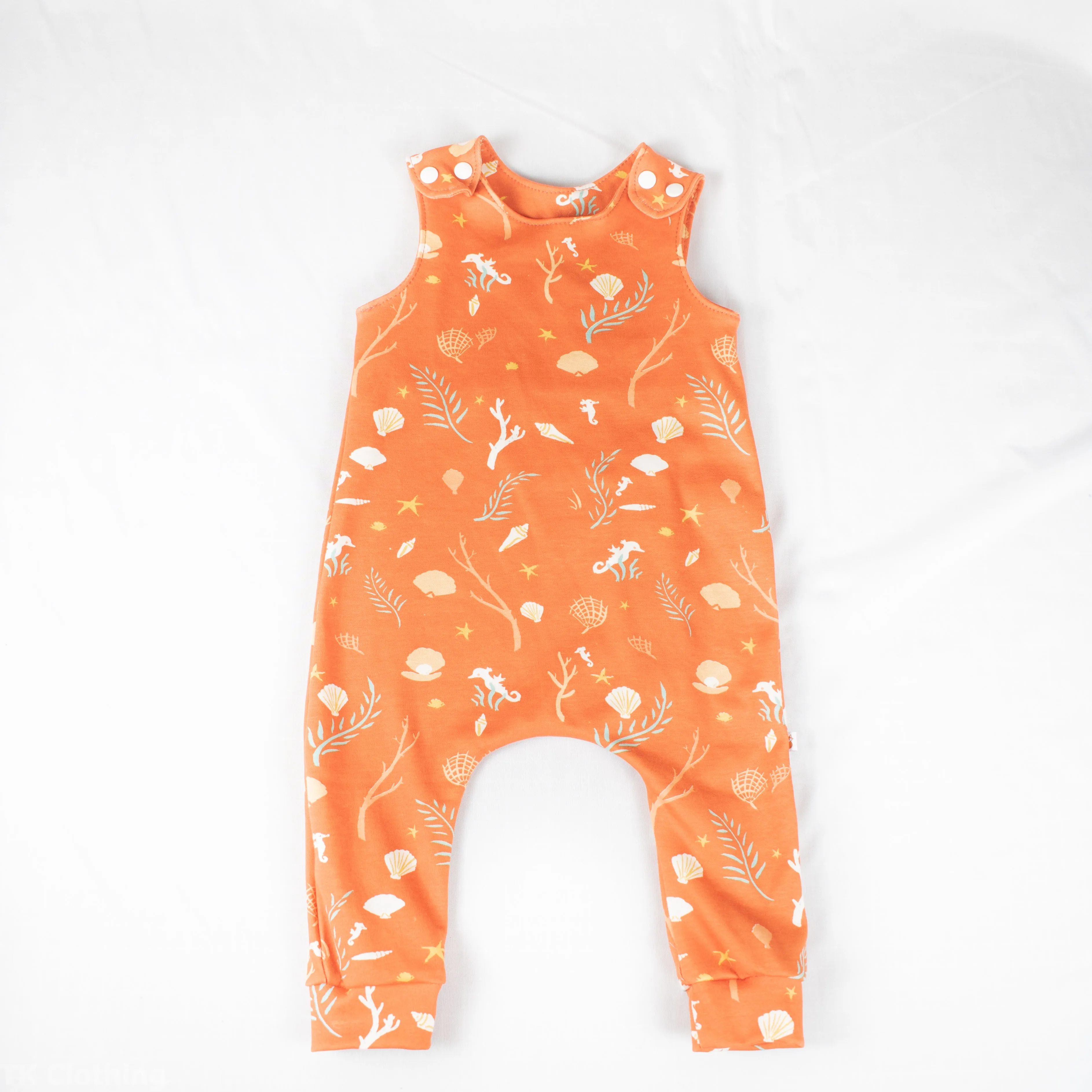 Organic Cotton Dungarees (0-3T)