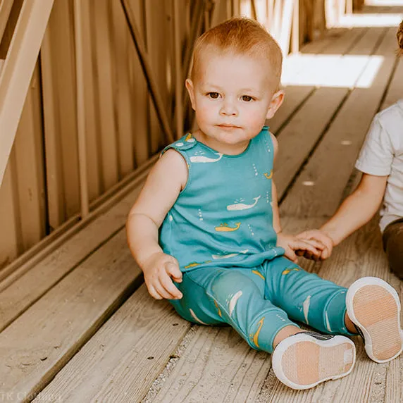 Organic Cotton Dungarees (0-3T)