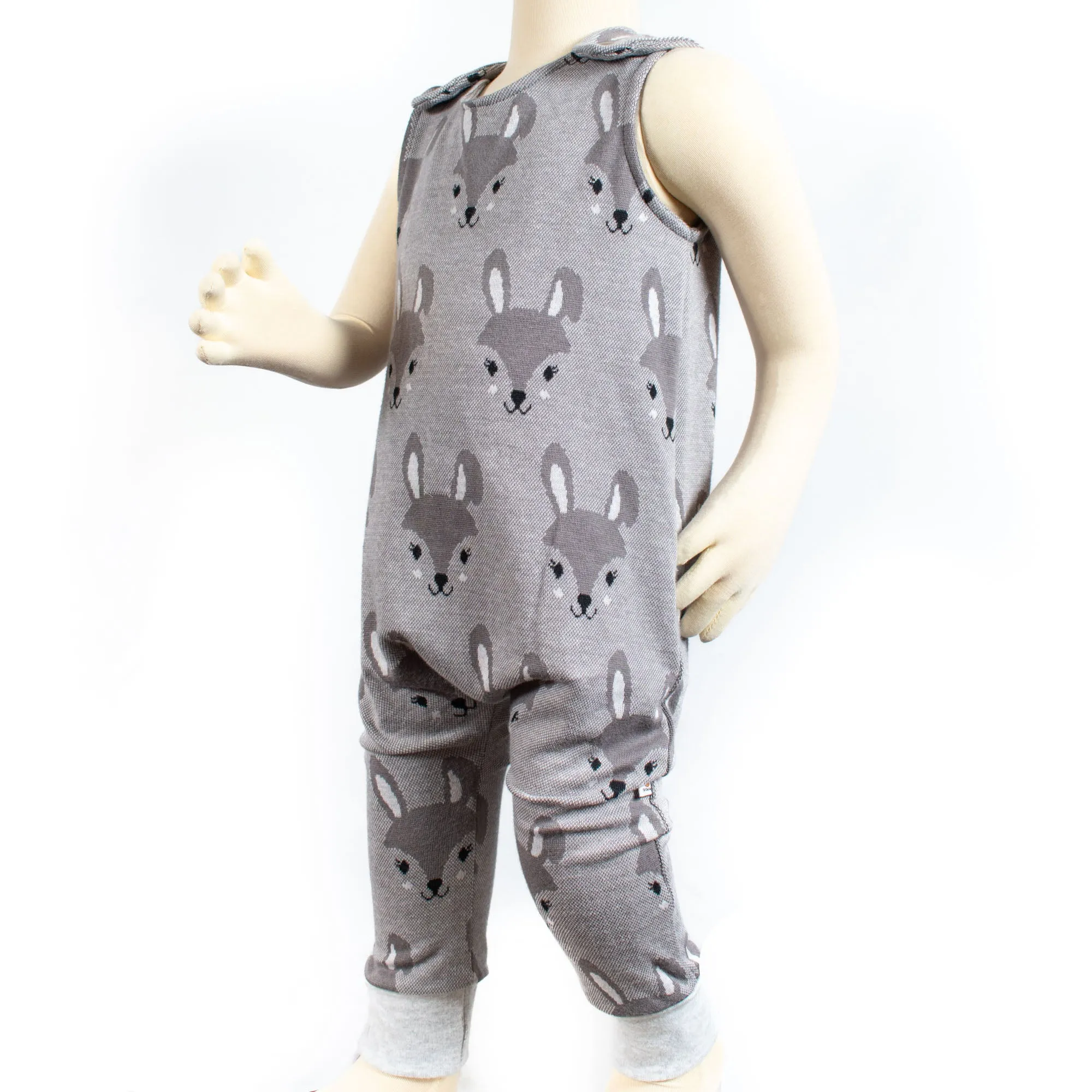 Organic Cotton Dungarees (0-3T)