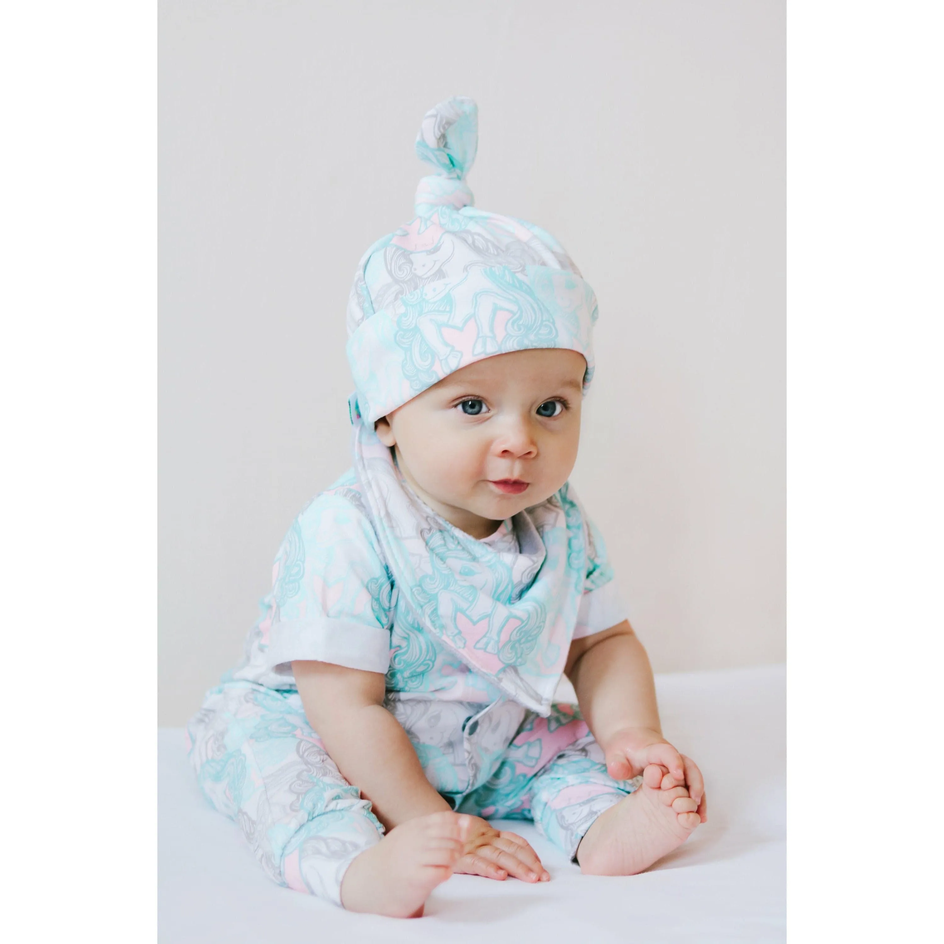 Organic Toddler & Baby Romper | Candy Unicorns