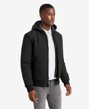 Oxford Detachable Hooded Bomber Jacket