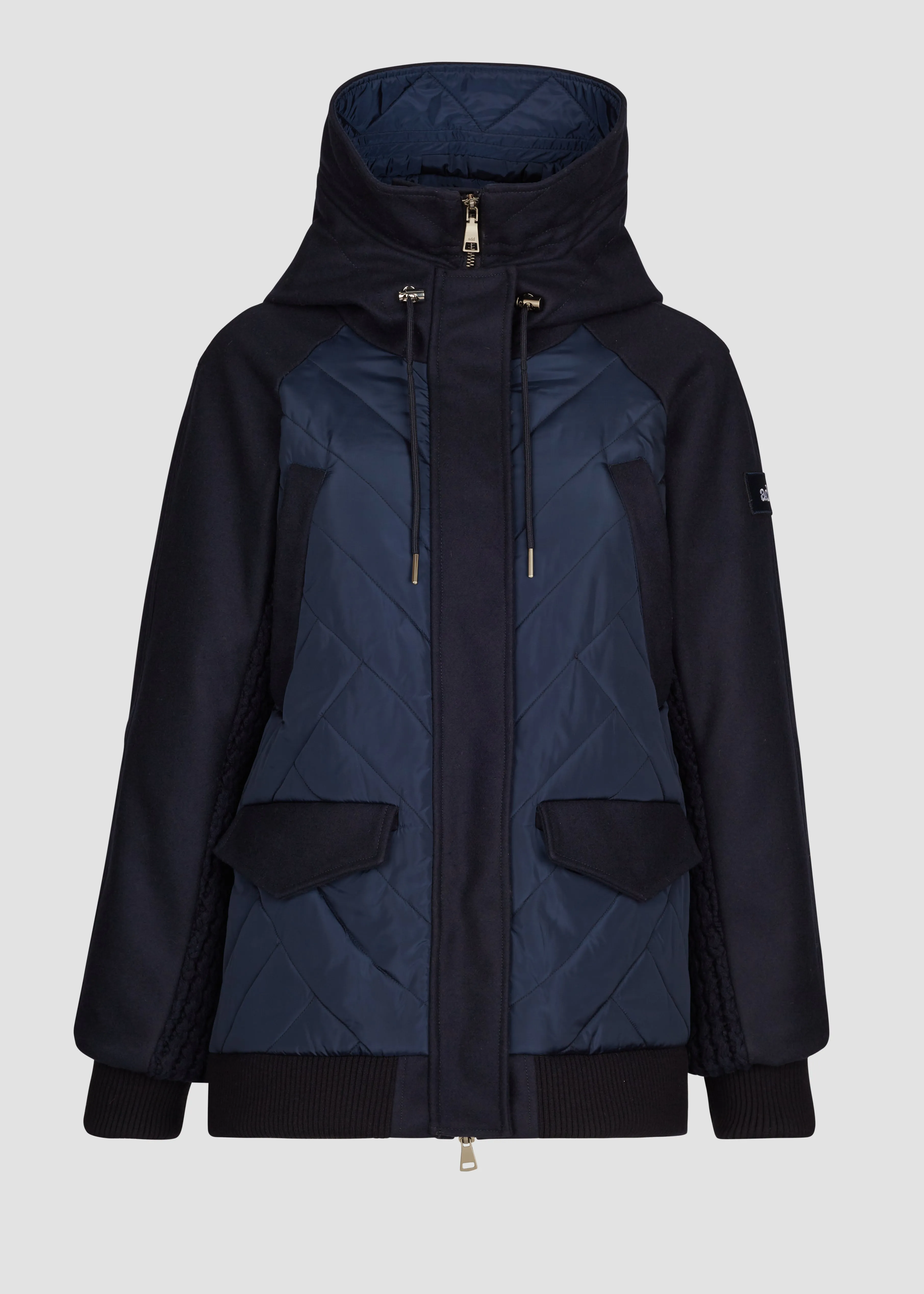 PARKA IN NYLON BRIGHT   COMPACT WOOL