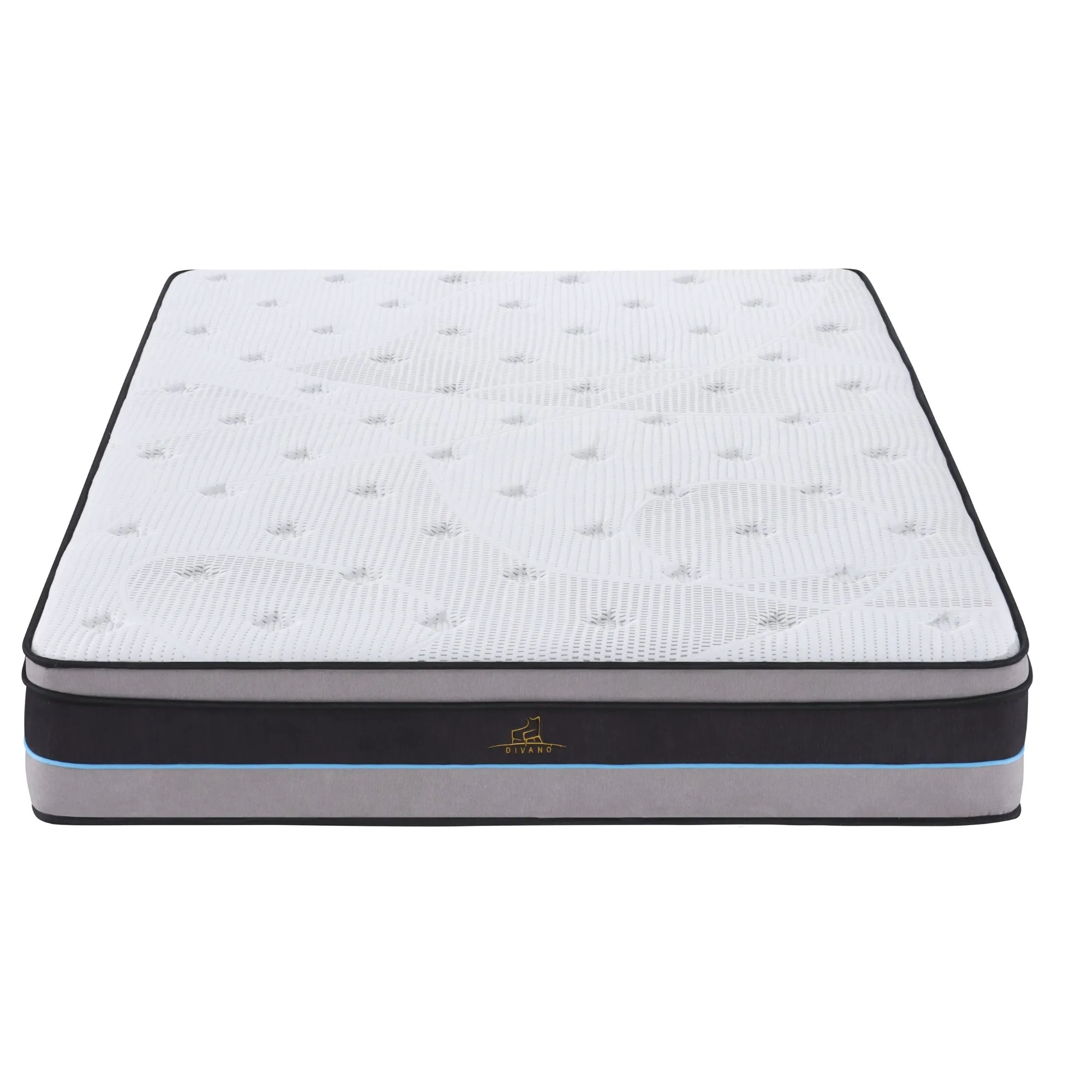 Plush Queen Mattress with Pocket Springs & Foam 28cm