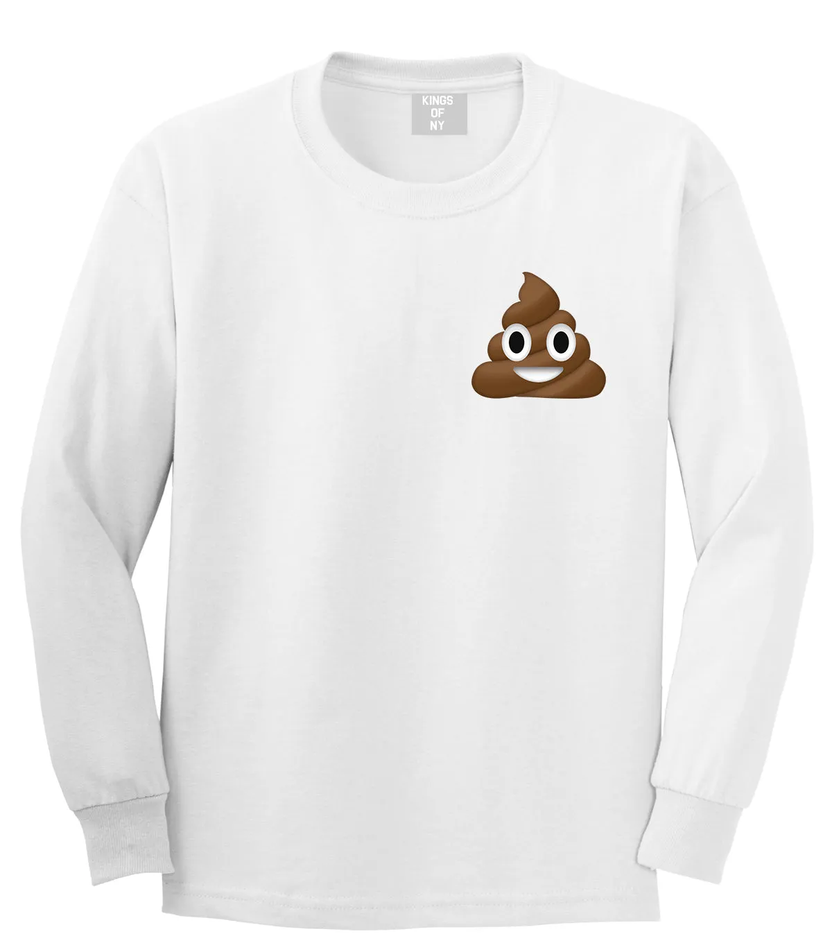 Poop Chest Mens Long Sleeve T-Shirt