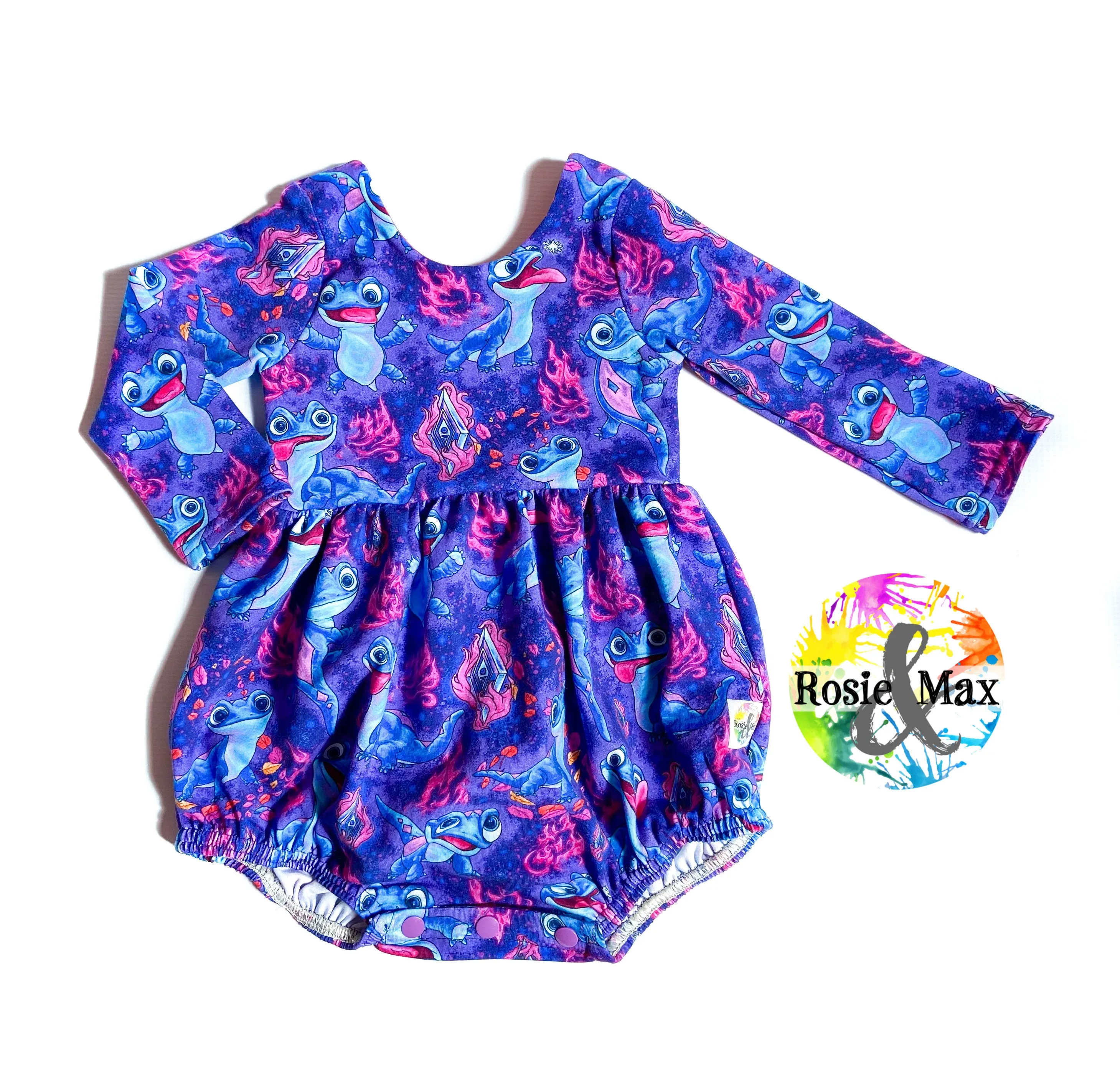 PREORDER - Seasonal Prints - Paisley's - White - Bubble Romper