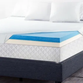 Queen Size Dual Layer Cool Gel Memory Foam