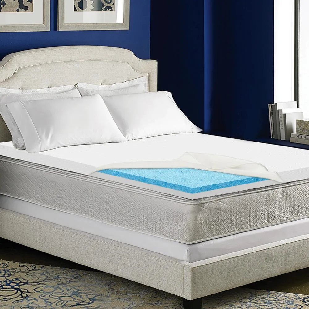 Queen Size Dual Layer Cool Gel Memory Foam