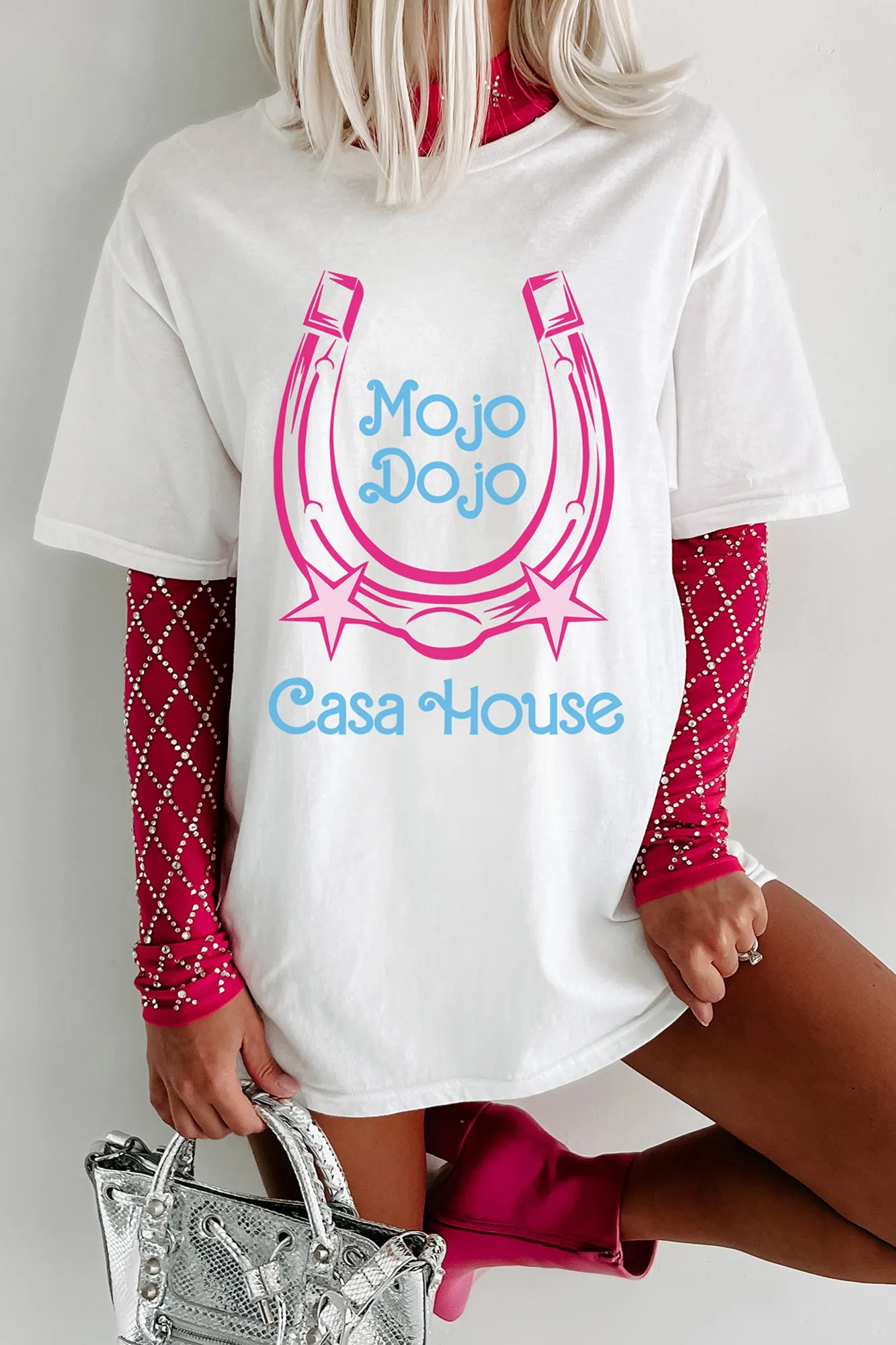 "Mojo Dojo Casa House" Graphic - Multiple Shirt Options (White) - Print On Demand