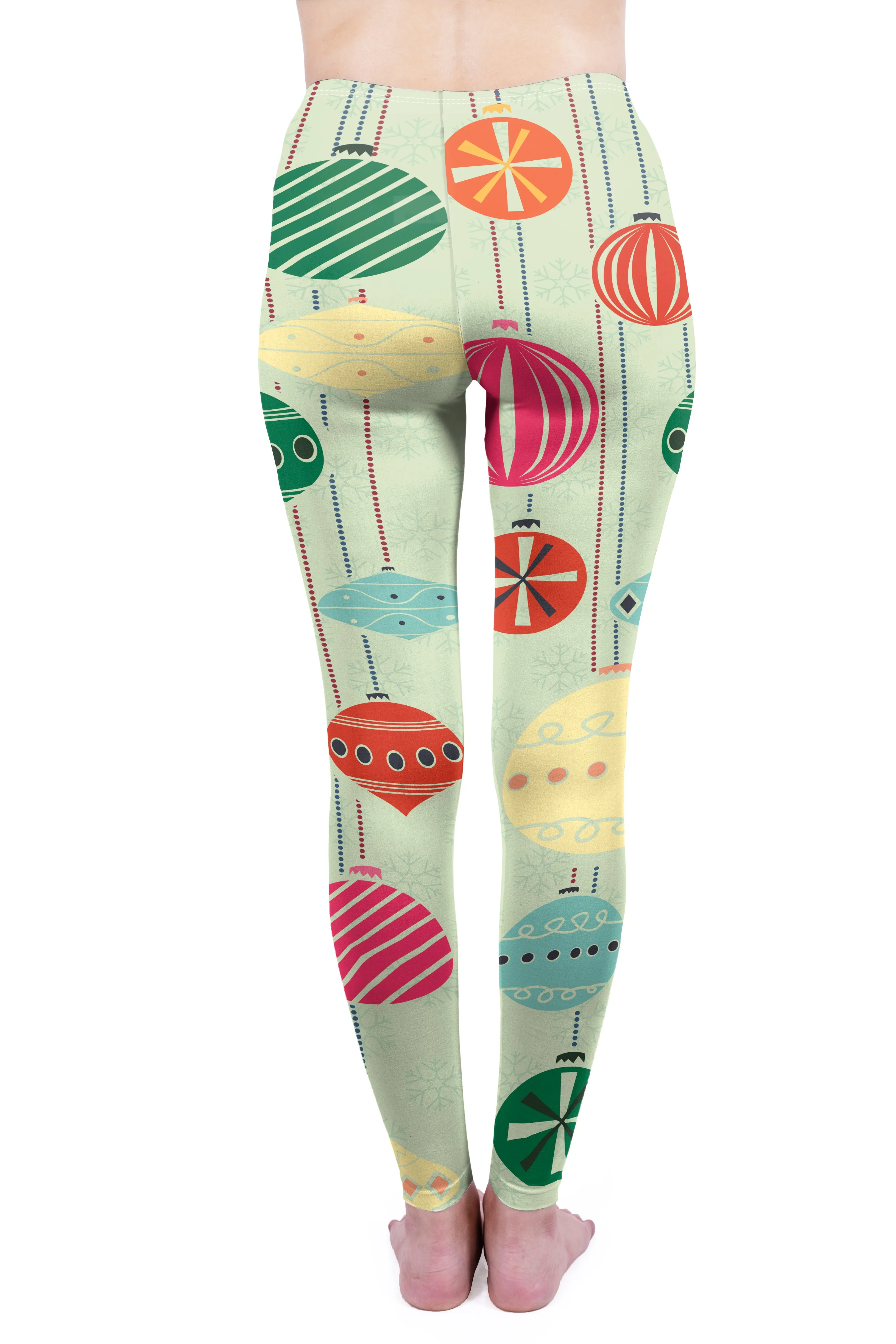 Regular Leggings (8-14 UK Size) - Winter Baubles