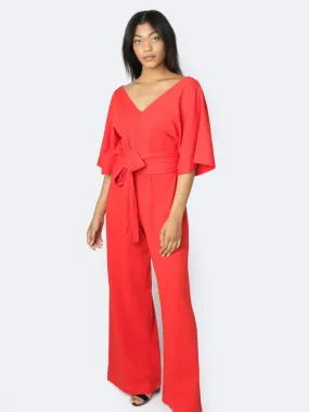 Rosario Flutter Sleeve Jumpsuit