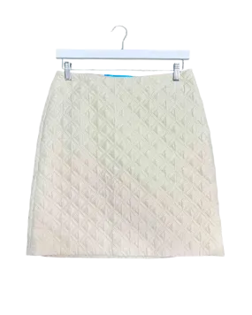 Size 10/12 | Opera Sport Cream Luisa Above Knee Skirt