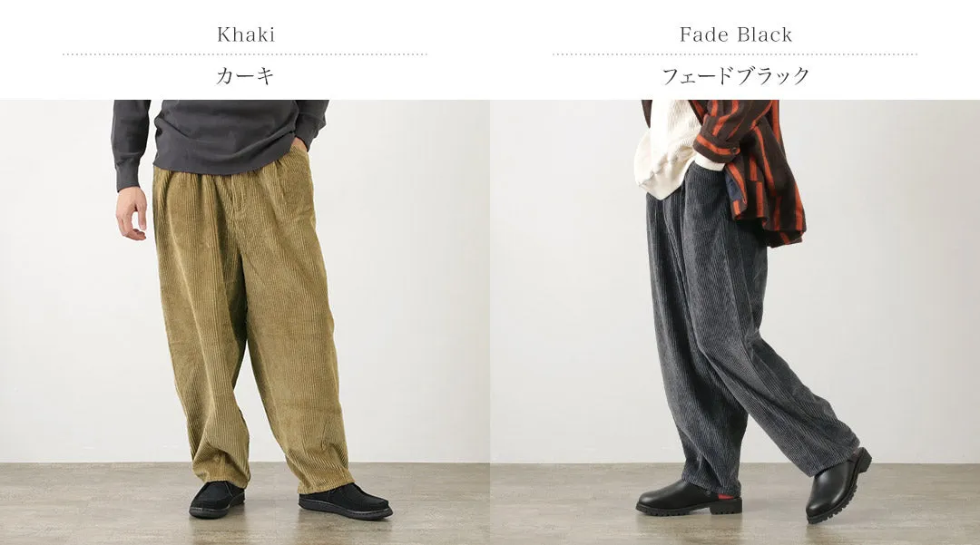 SLOW HANDS / Wide Corduroy Poofy Tuck Pants