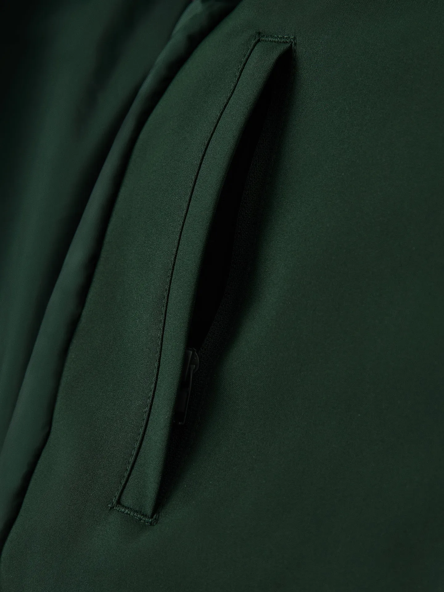 The Hygge Puffer Coat in Forest Green