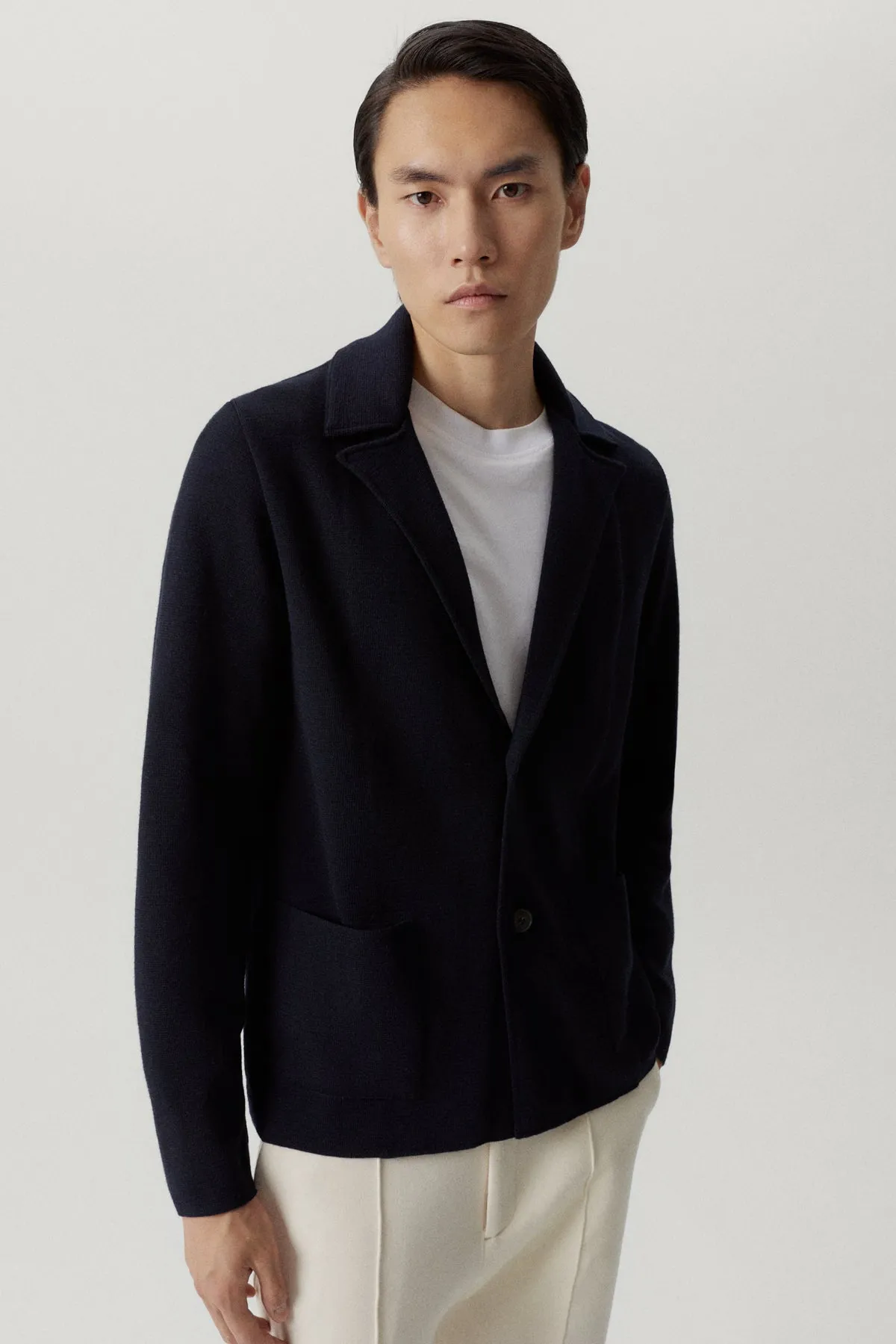 The Merino Wool Knit Blazer